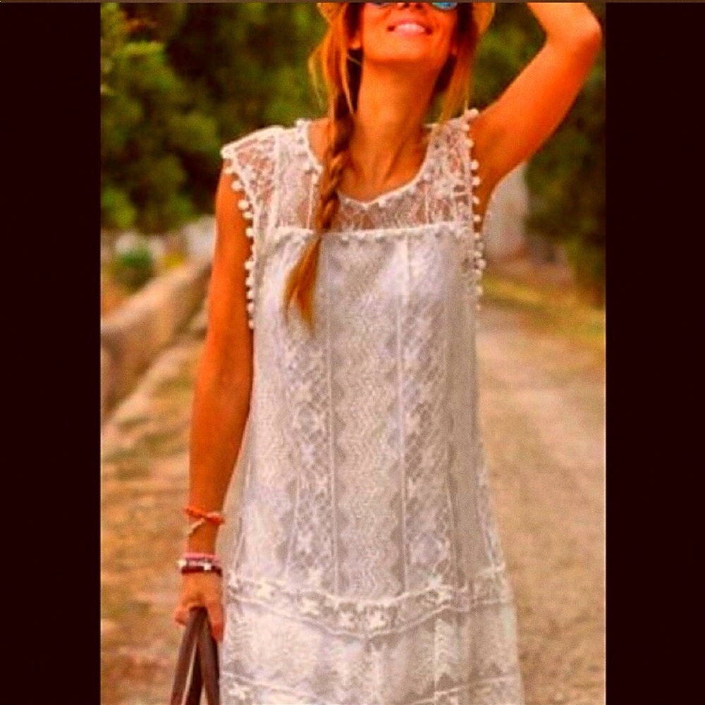 Boho lace dress